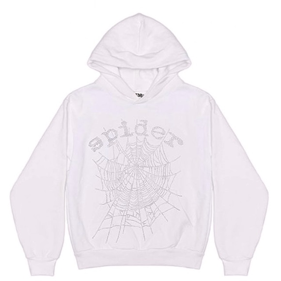 sp5der Other - *SEND BEST OFFER* Sp5der OG Rhinestone Logo Hoodie